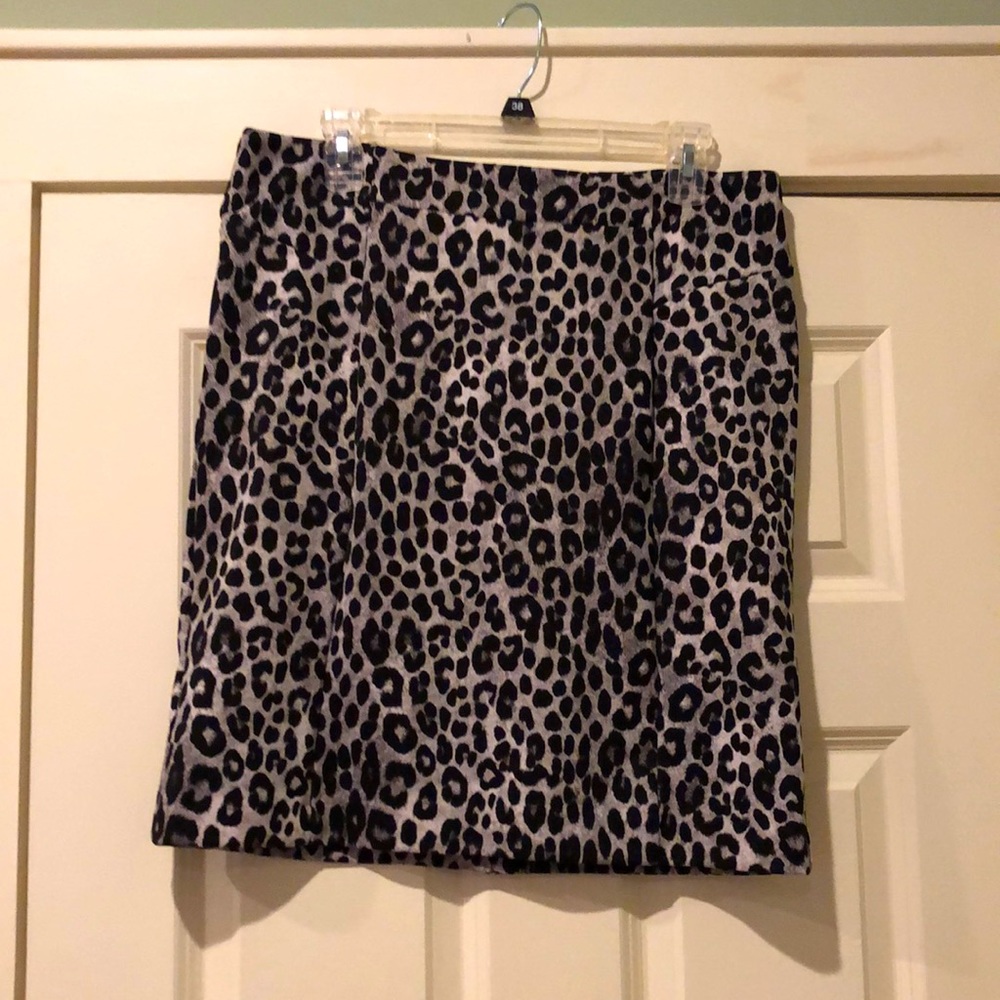 Michael Kors leopard print skirt.